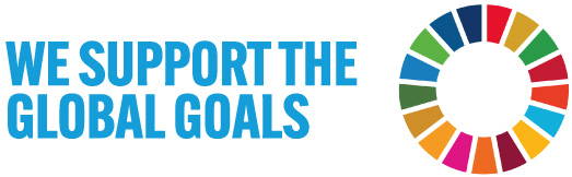 We support the global goals Logo